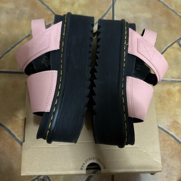 Dr. Martens “ Voss quad” Pink and Black Platform Sandals - Picture 5 of 5